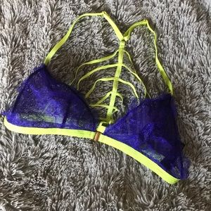 Victoria’s Secret electric blue Bra-let sz M